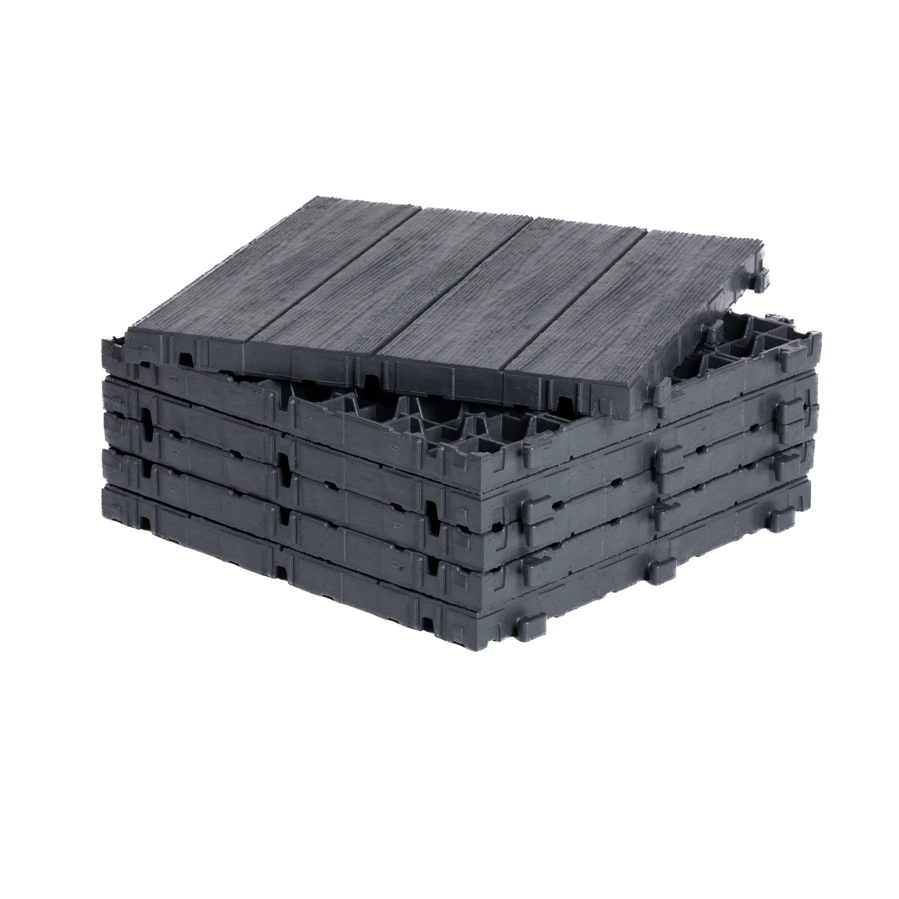 Arista Deck Tile Wood Grain 30 x 30 cm (6 pck)