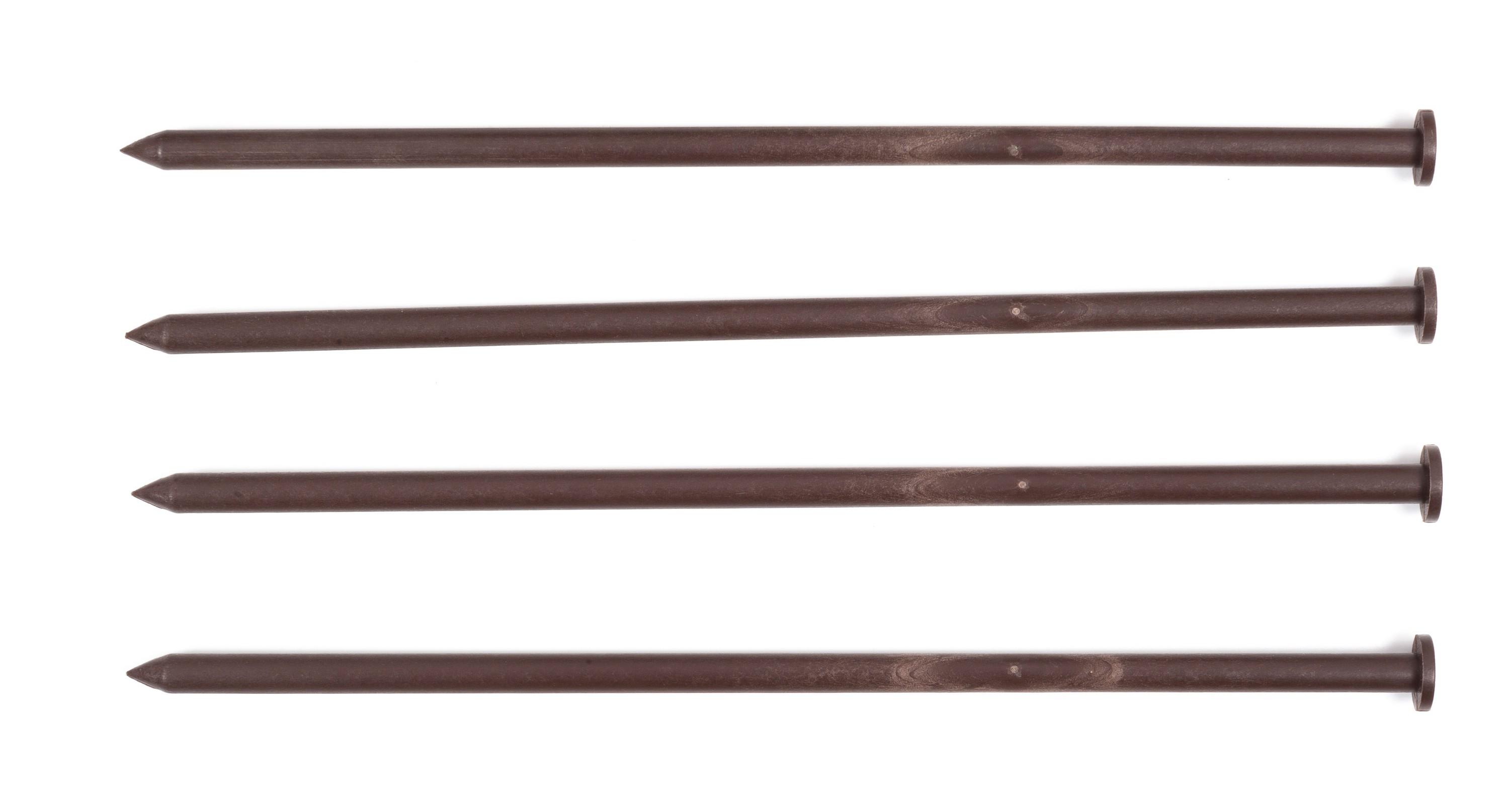 Set of 4 plastic spikes 25,7cm for Roman Stone and Scalloped borders